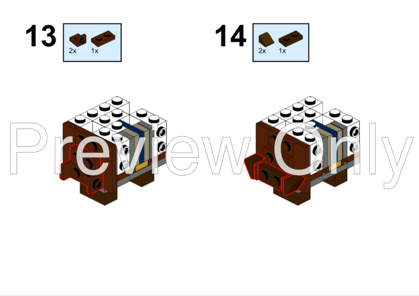LEGO MOC Cassian Andor (Ferrix) Brickheadz by FMbricks | Rebrickable ...