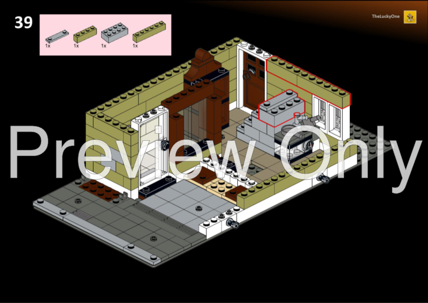 LEGO MOC-139050 31131 Modular Noodle Shop by TheLuckyOne