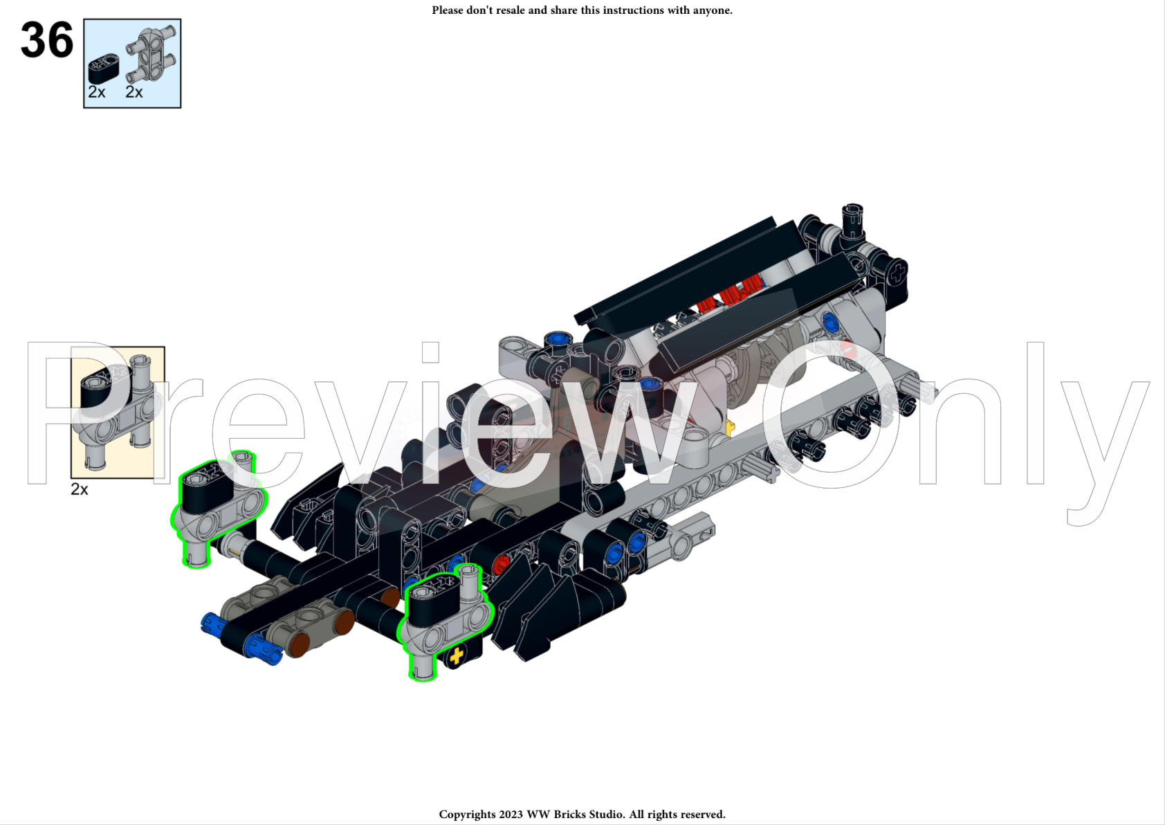 LEGO MOC 2022 F1 - LEGO Technic 42151 BUGATTI Bolide alternate build by