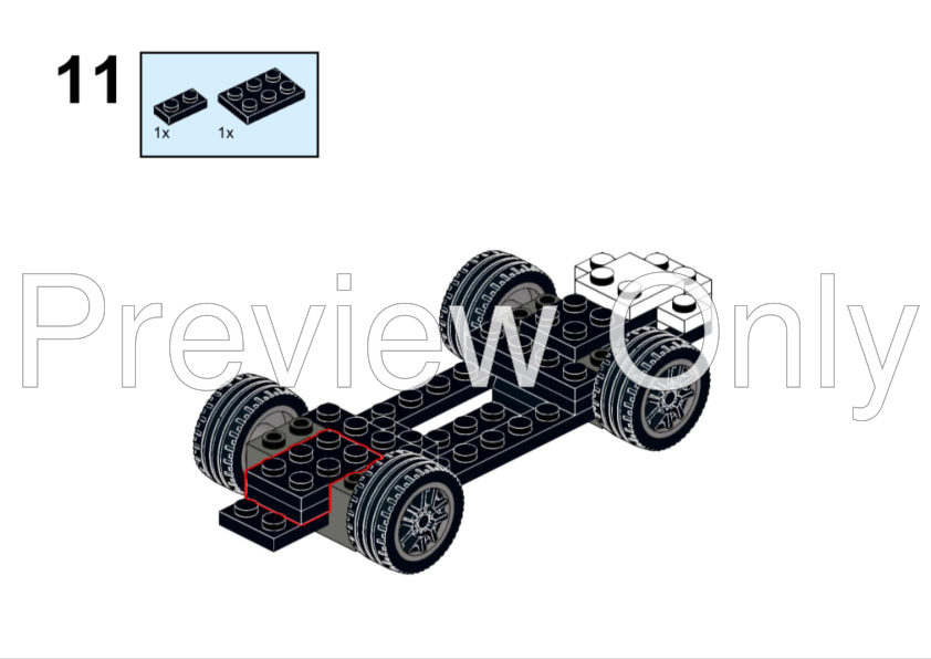 LEGO MOC Honda Civic Type R by pabricks Rebrickable Build with LEGO