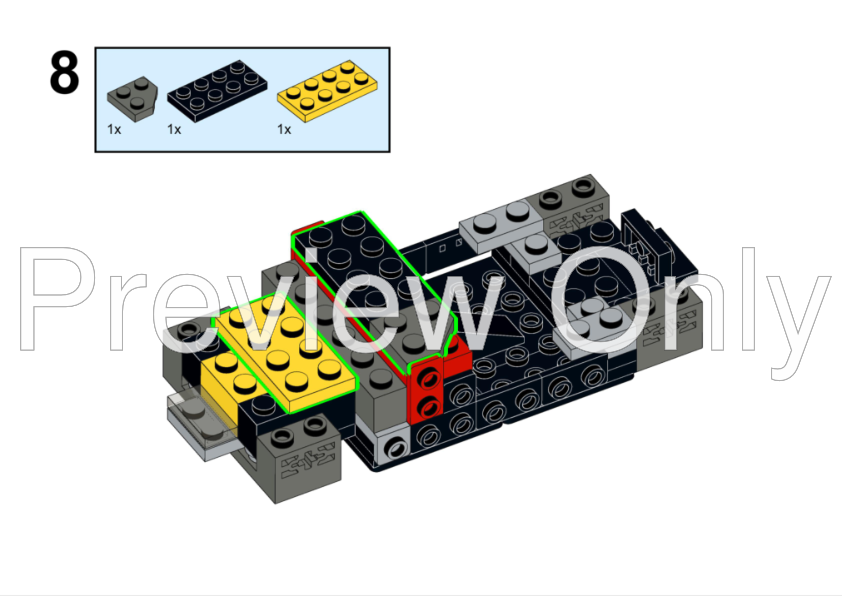 LEGO MOC 76914 Honda NSX by KMPMOCS | Rebrickable - Build with LEGO