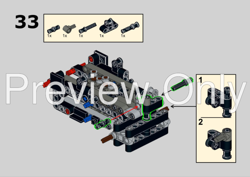 LEGO MOC 42151 Combine Harvester by artemisovsky | Rebrickable