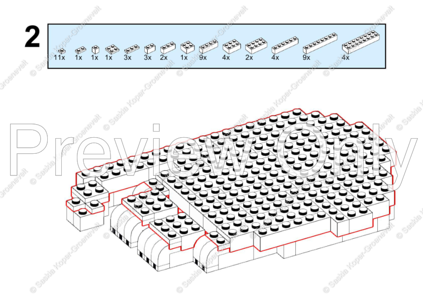 LEGO MOC Cat sitting (life-sized) by PetProject Rebrickable