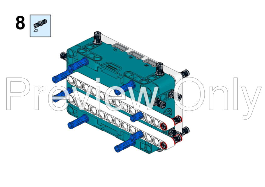 ねこ LEGO MOC Robotic pet cat “Fluffy” 51515 by AmberCat | Rebrickable