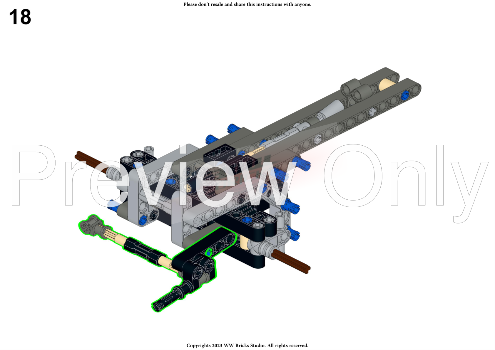 LEGO MOC MOC - LEGO Technic 42127 GT40 MK II alternate build by WW Bricks Studio_MiniCar 