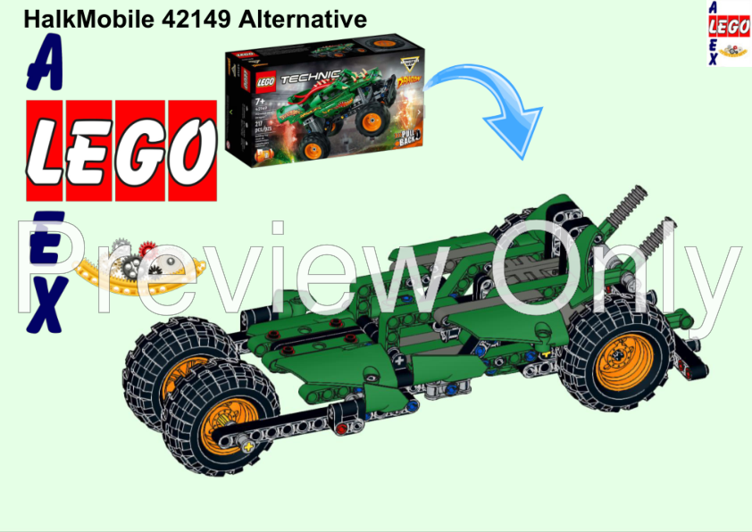 LEGO MOC HalkMobile 42149 Alternative. by ErikGS | Rebrickable