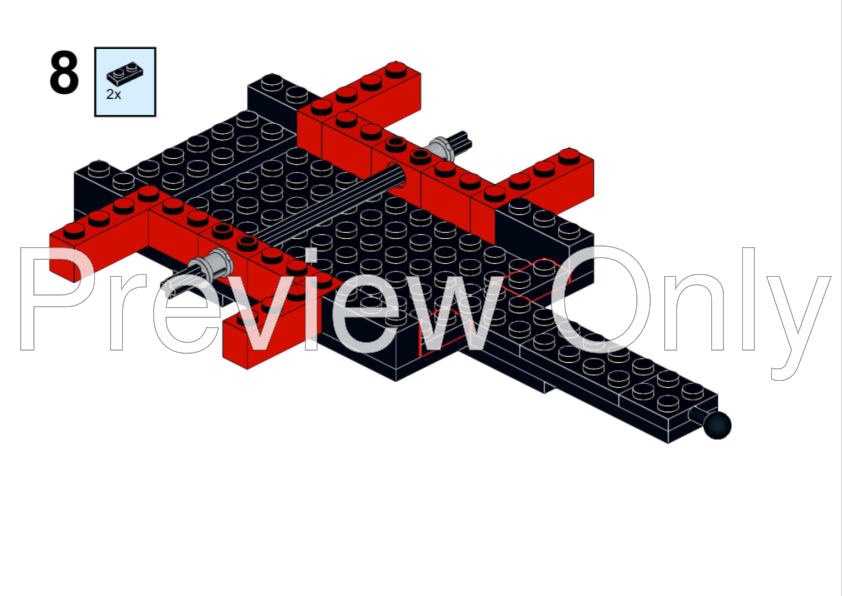 LEGO MOC Trailer Volkswagen T1 10220 by vhenco