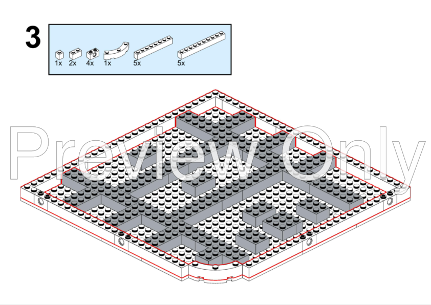 LEGO MOC-146669 Brickheadz Inside Corner Module by Moquais ...