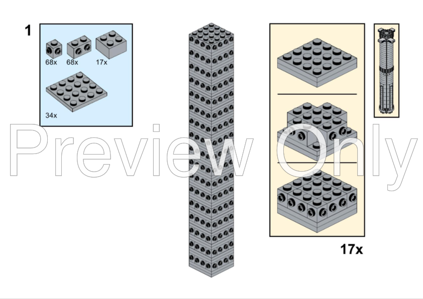 LEGO MOC-146735 SpaceX Starship & Super Heavy by Taters