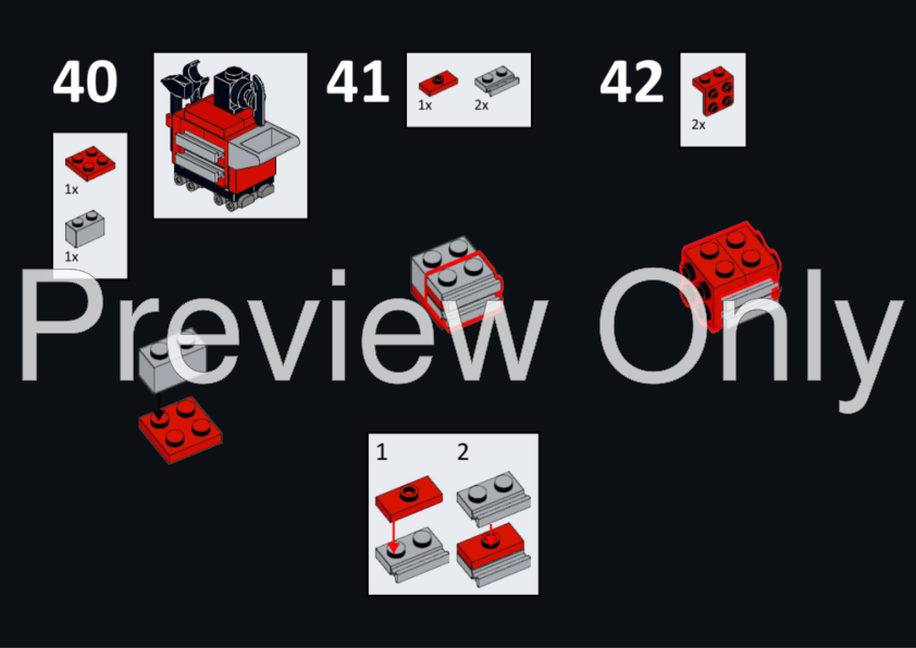 LEGO MOC Straight Garage 10264 Corner Garage Alternative Build by PL