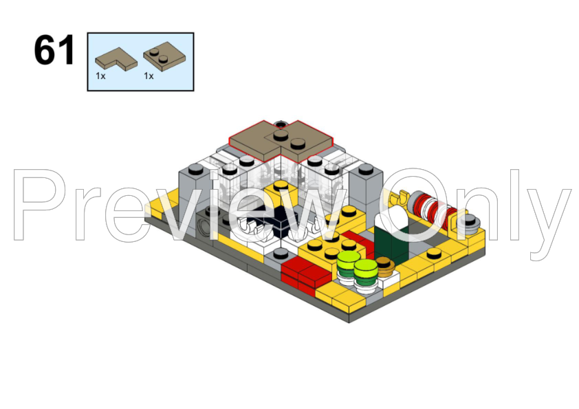 LEGO MOC Mini 910008 Modular Construction Site by christromans