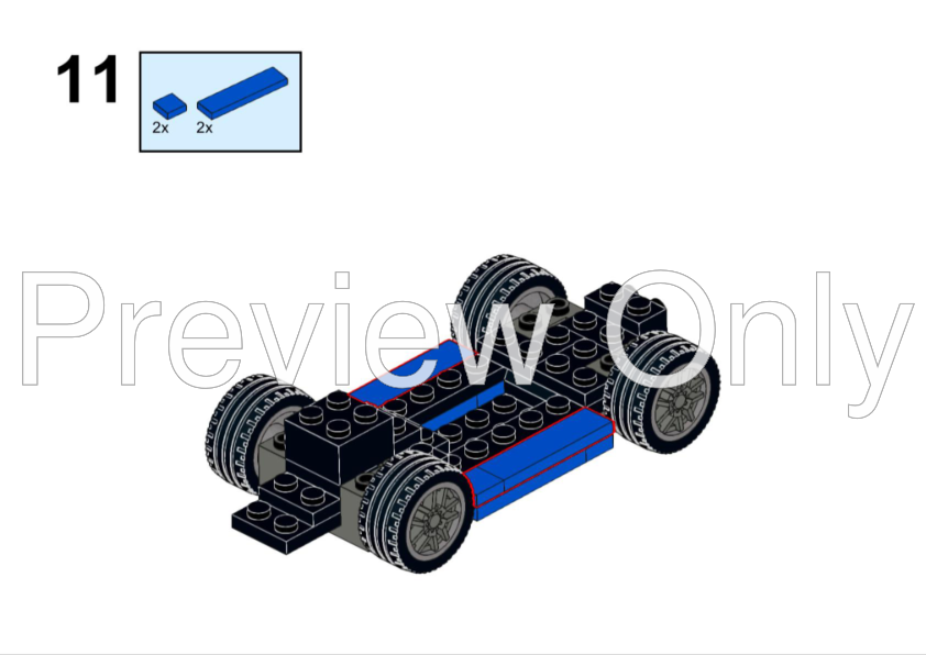 LEGO MOC Nissan 400Z by KMPMOCS | Rebrickable - Build with LEGO
