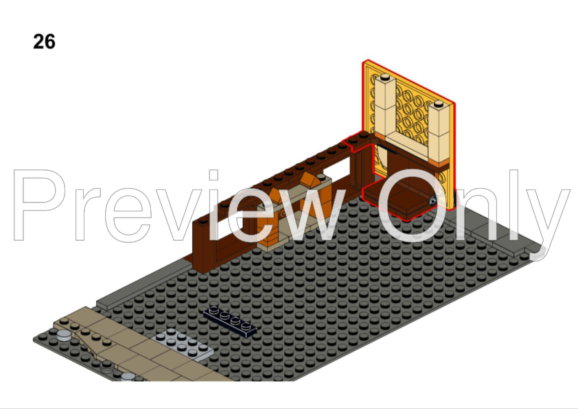LEGO MOC HP Banner Bldg - Combination of Sets 76409, 76410, 76411 & 76412  by Brick Artisan