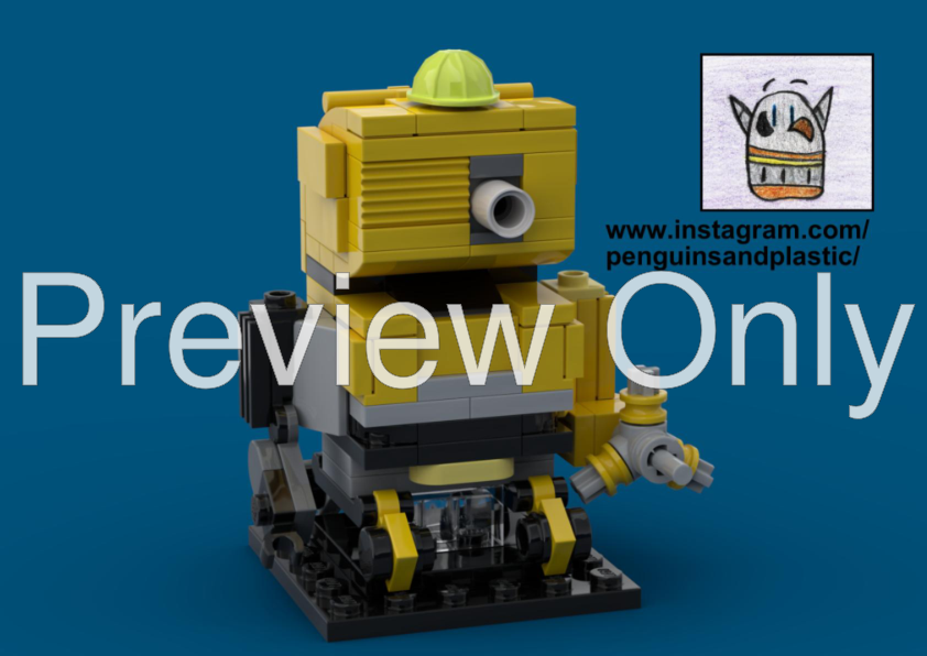 LEGO MOC-148471 Risk of Rain 2- MUL-T Brickheadz by Penguins and ...