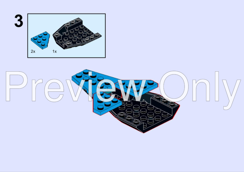 LEGO MOC XS-15 BLINK Spaceship | 76832 XL-15 alt-build by