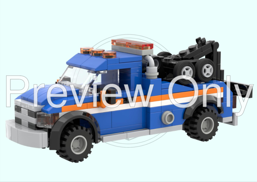 Lego city discount police tow truck