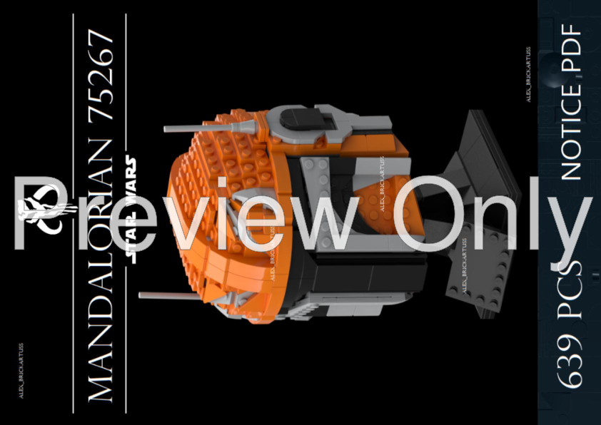 LEGO MOC Pack helmet Mandalorians by Alex_BricKartuss Rebrickable