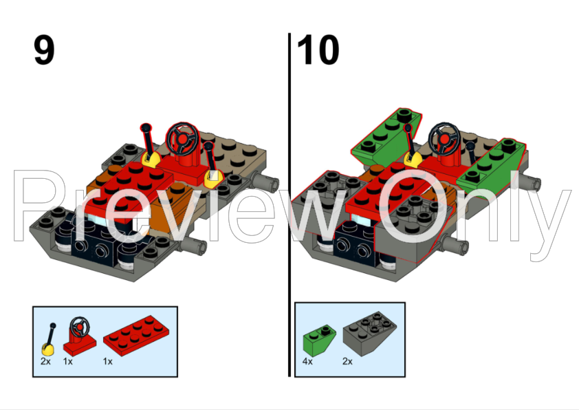 LEGO MOC-150331 60353 Wheel Loader with Construction Site