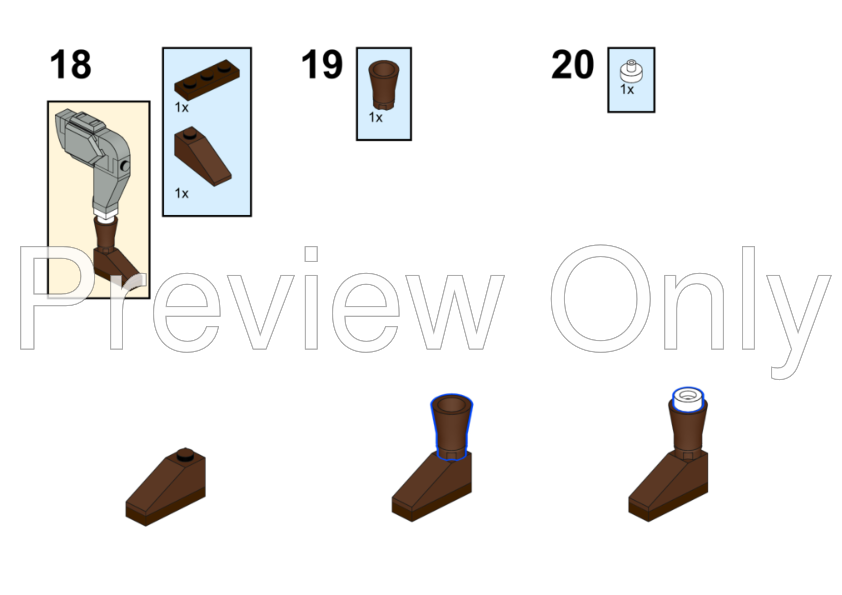 LEGO MOC LEGO Lead Guitarist by click_lever Rebrickable Build with LEGO