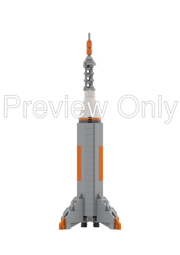 LEGO MOC Little Joe rocket by zeegiraf