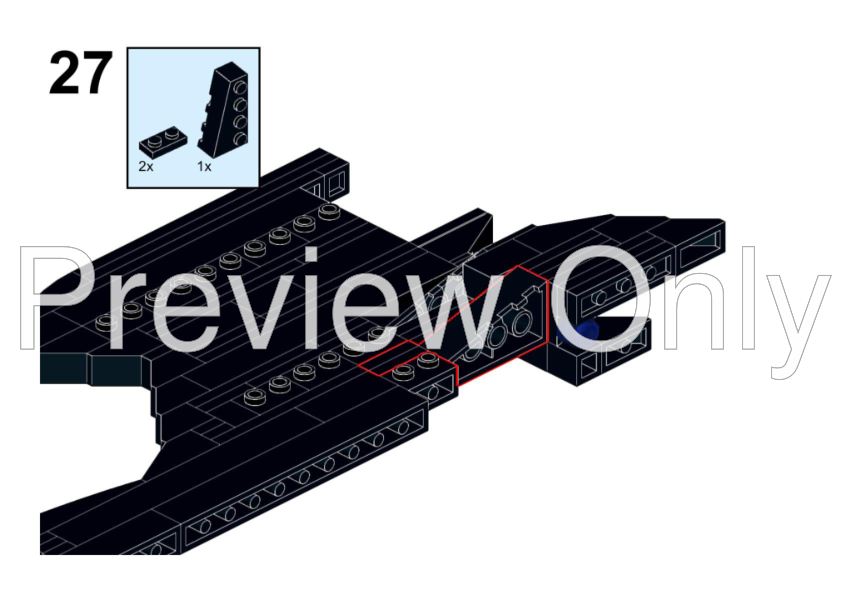 LEGO MOC-150741 X-Men Blackbird (X-Jet) by leeman1919