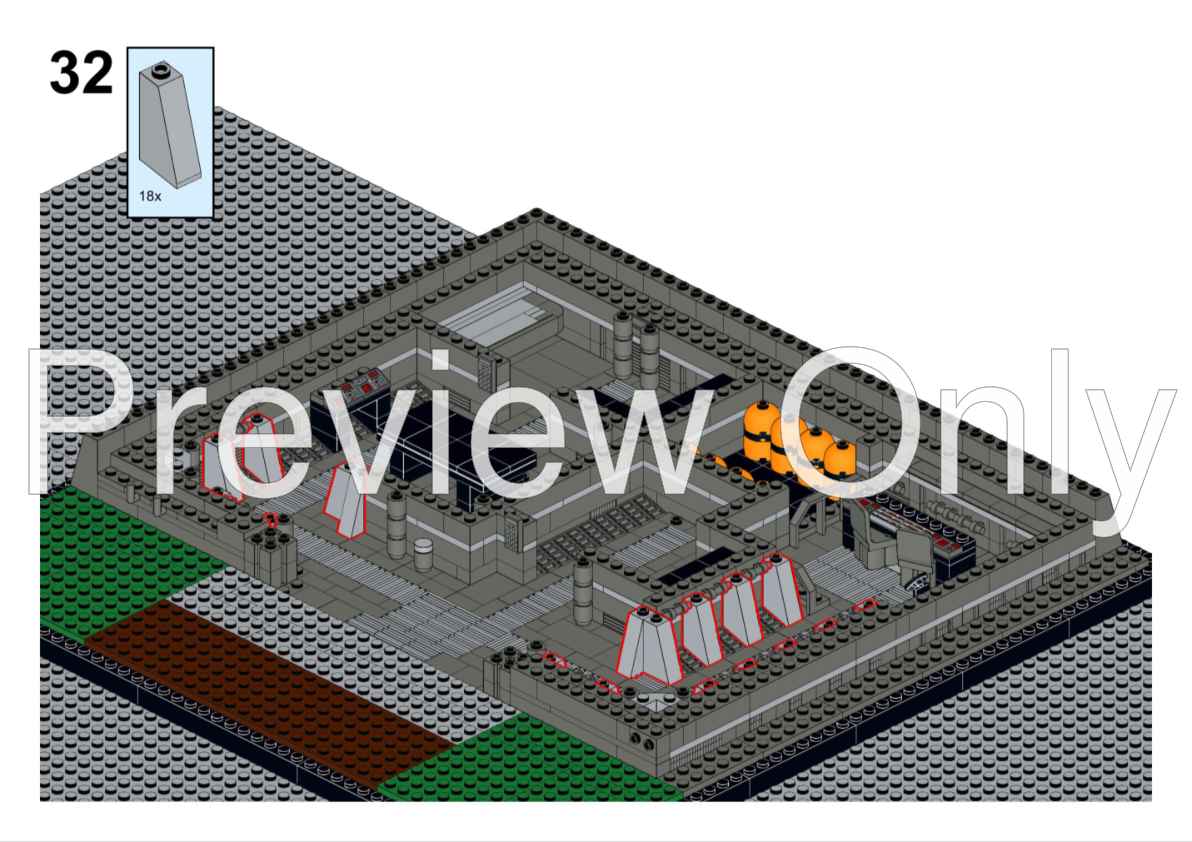 LEGO MOC SW Imperial Bunker Endor Scene by Sarinoo90 Rebrickable