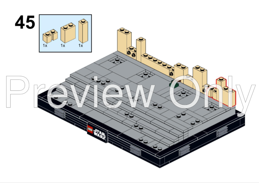 ミミコページ！ LEGO MOC-153355 A New Hope Celebration Diorama (For Lego Set 75365