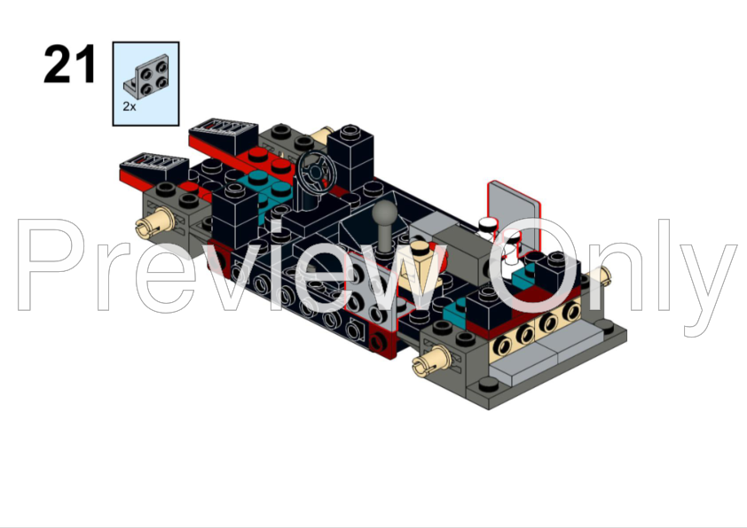 LEGO MOC Nissan Nismo GTR alternate build 76909 by toobs_m