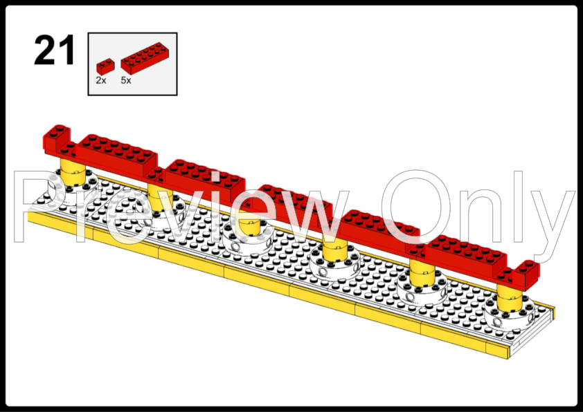 Lego Coaster Pattern LEGO MOC-153924 ROLLERCOASTER - DIAMONDBACK - Kings Island by Coasters ...
