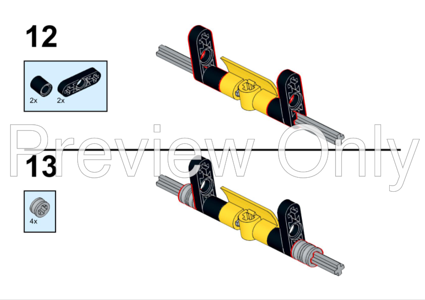 LEGO MOC 42151 - Mustang by ale0794 | Rebrickable - Build with LEGO