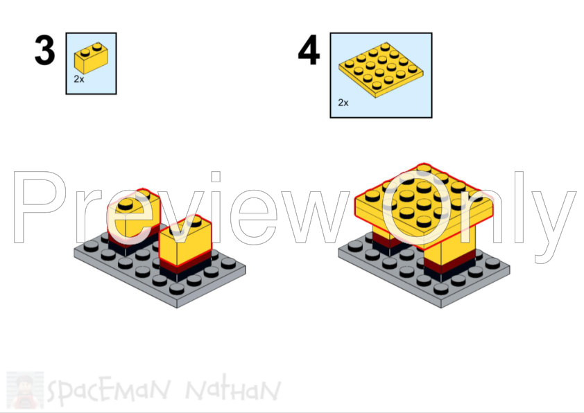 LEGO MOC NFC East Brickheads by Spaceman-Nathan | Rebrickable - Build ...