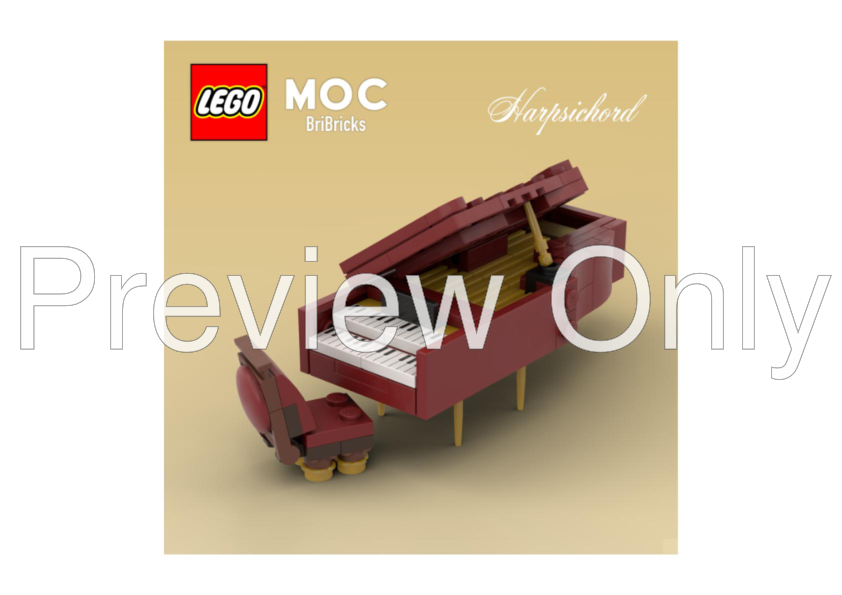 LEGO MOC Harpsichord by brisolla | Rebrickable - Build with LEGO