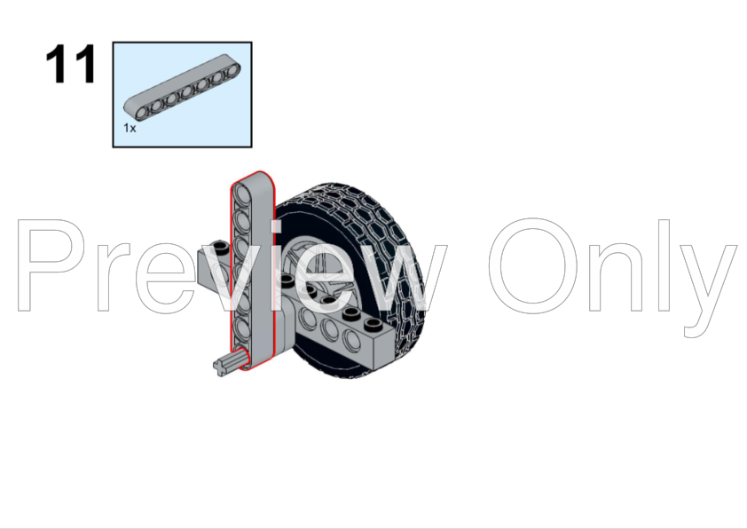 LEGO MOC inline 4 Lego vacuum engine 2x2 by icyung Rebrickable