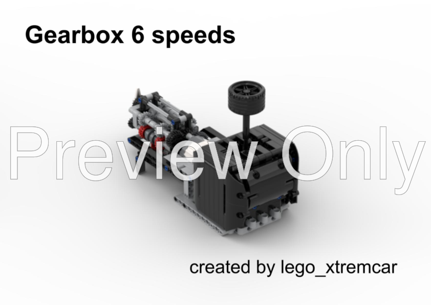 LEGO MOC gearbox lego technic by lego_xtremcar Rebrickable Build