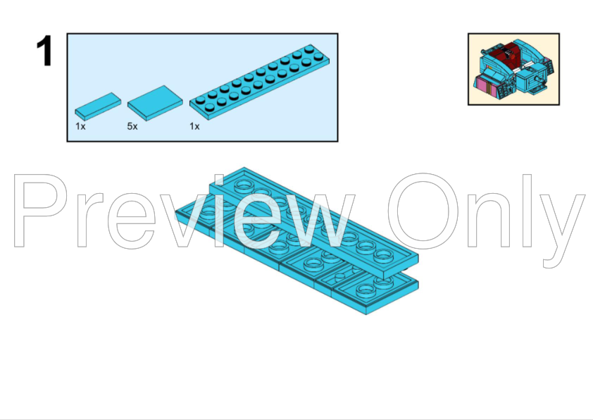 LEGO MOC cece Trolley by Fmorange Rebrickable Build with LEGO
