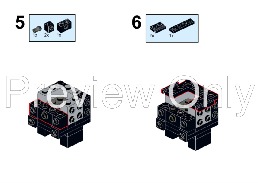 LEGO MOC Master of Masters (Brickheadz) by Dorca | Rebrickable - Build ...