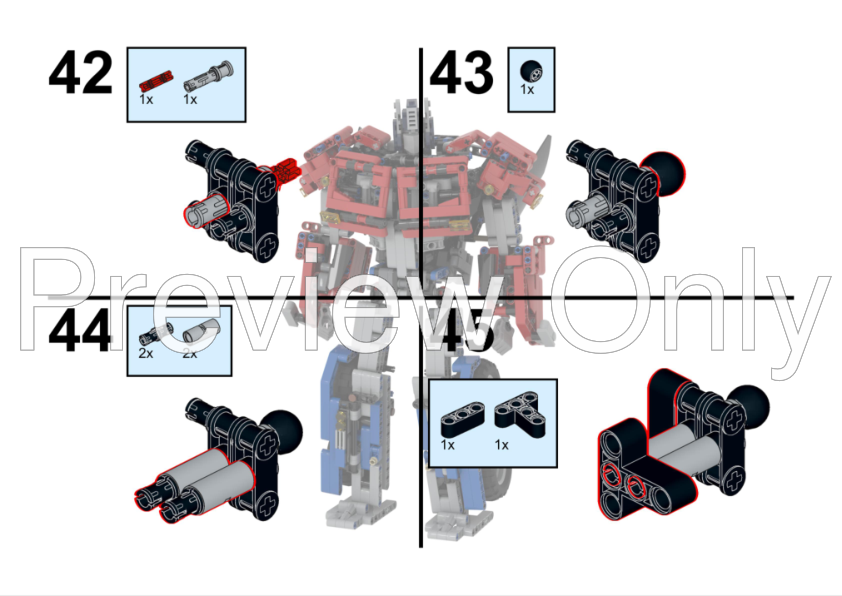 LEGO MOC Optimus Prime from Beast Hunters show by Tykenen