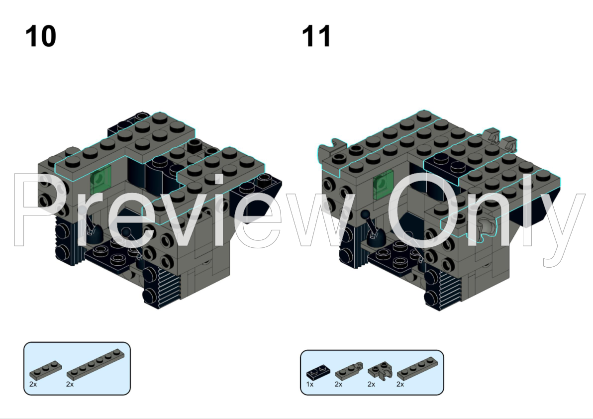 Lego clone scout online walker instructions