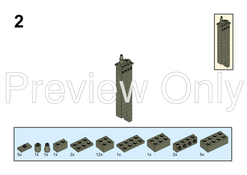 LEGO MOC-157523 isle lighthouse by AMasterBuilder | Rebrickable - Build ...