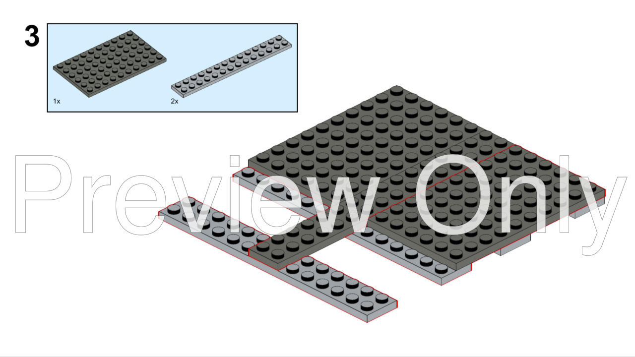 LEGO MOC Rho-class transport shuttle (Under side cargo hull and ...