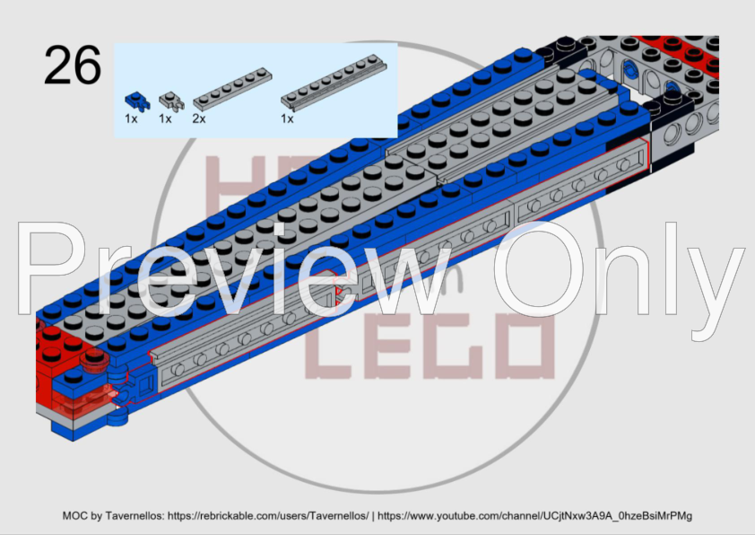 Lego Moc 10497 E Wing By Tavernellos Rebrickable Build With Lego