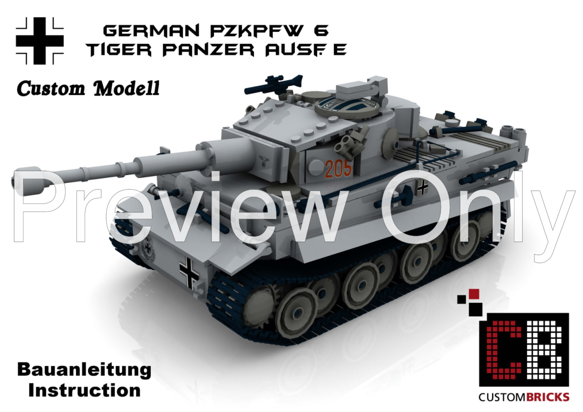 Huge LEGO WWII Secret German 'Landkreuzer' 1000-ton Tank 
