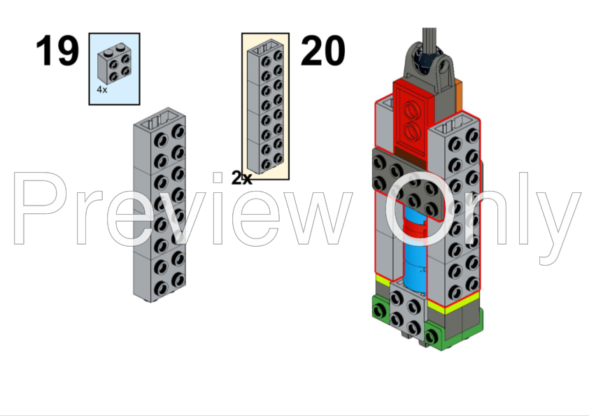 Lego discount creeper instructions