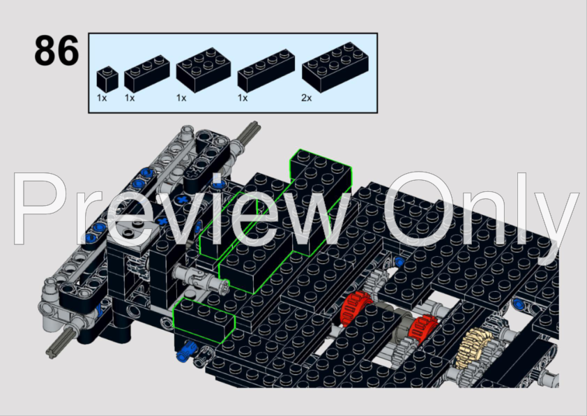 LEGO MOC Ford F100 1972 - blue version by syzygy87 | Rebrickable ...
