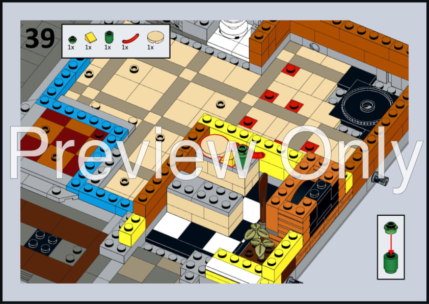 LEGO MOC Corner Jazz Club 10312 Jazz Club Alternative Build by PL