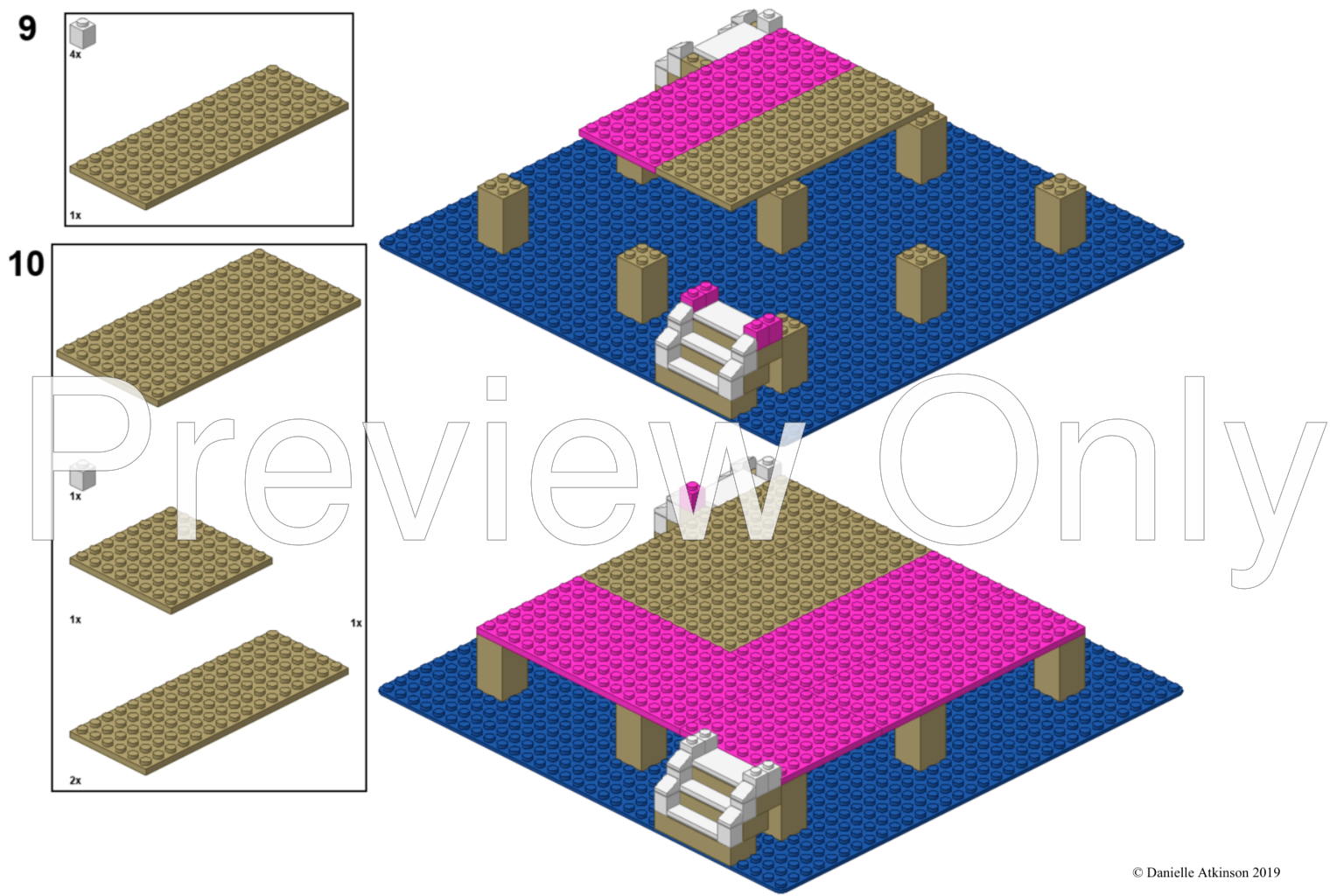LEGO MOC Stilt House Round Variation by Danielle Rebrickable