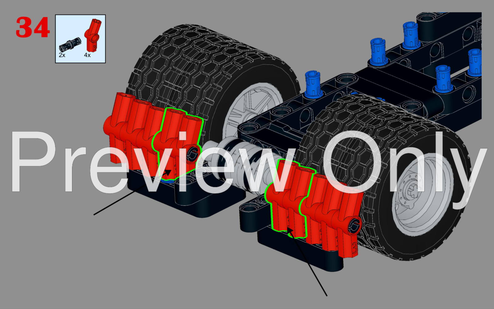 Set MOC ZITIANYOUBUILD 770S Hookloader - 2386 Pièces - Échelle 1:21