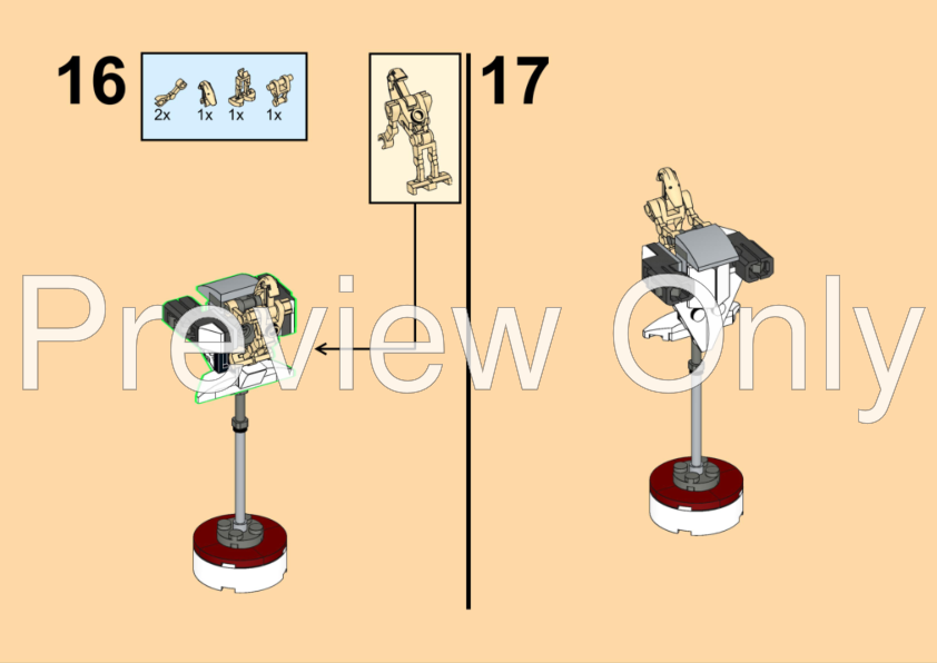 LEGO MOC 75333 - 75342 - LAAT-le Police Patrol Gunship - 187th