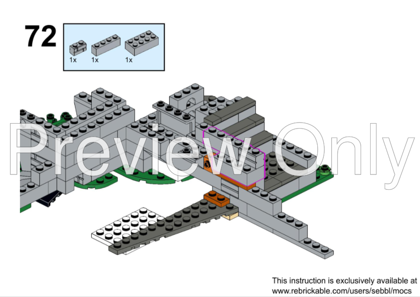 LEGO MOC-162503 10305: Rodenstein Castle - Eastern Part by sebbl ...