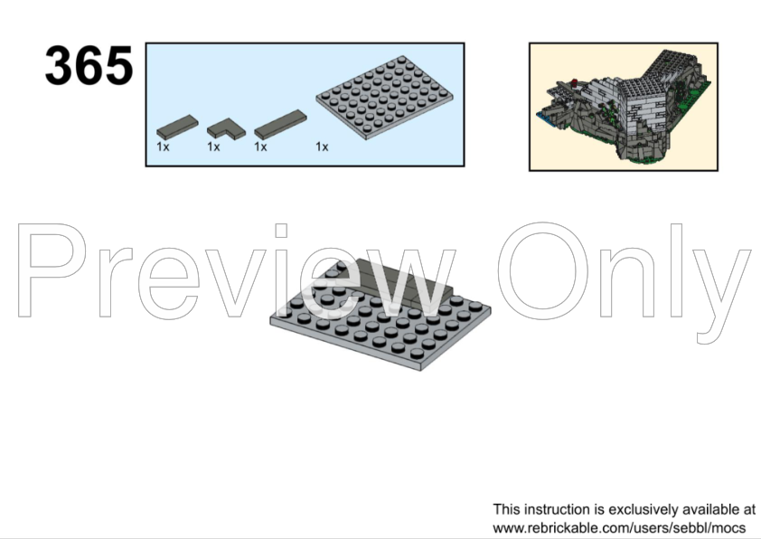 LEGO MOC-162503 10305: Rodenstein Castle - Eastern Part by sebbl ...